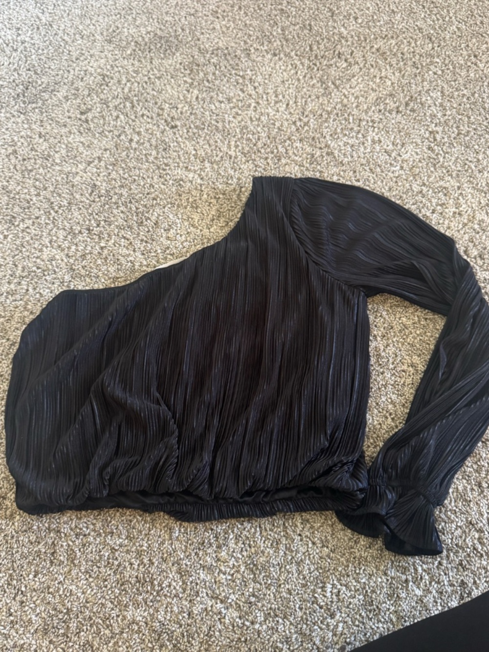 Lush - Women's One Shoulder long sleeve top Size M